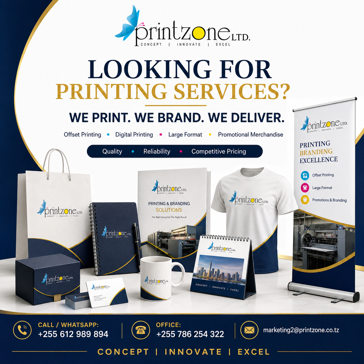 PrintZone printing and branding products